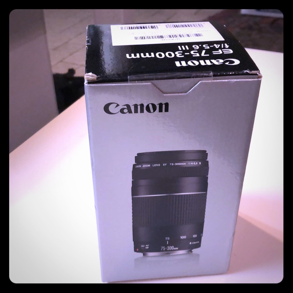 Canon zoom lens 75-300mm
